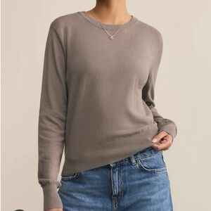 Z supply perfect layer sweater LIGHT BLUE NWT